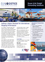 ocean and air freight sell sheet