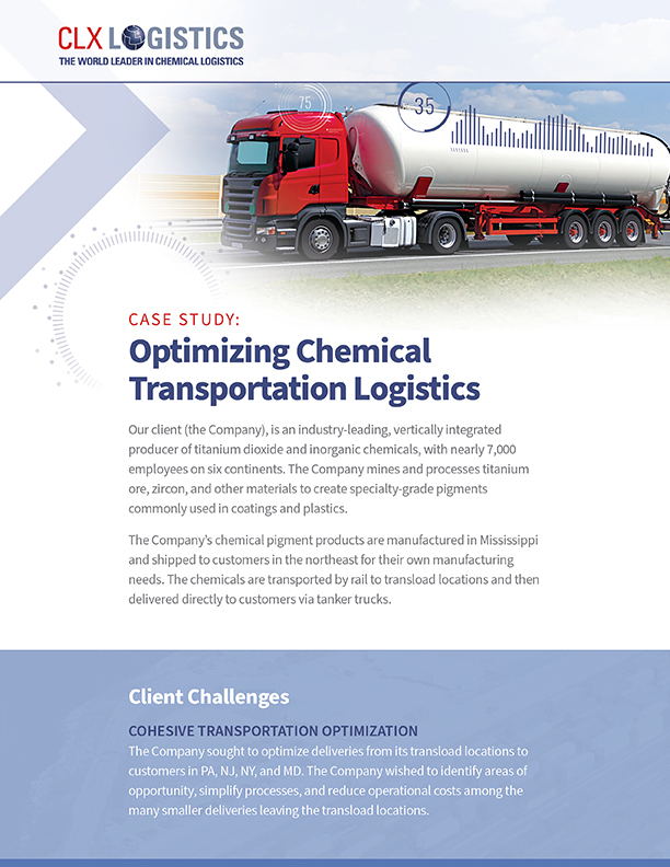 case study on logistics and transportation